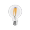 Ampoule led à  filament globe 80mm E27 470lm 40w blanc neutre LEXMAN - Sanifer Tamatave