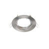  Anneau rond pour spot à  encaster fixe sans ampoule en acier bang gu10 gris argenté  - Sanifer Tamatave