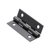  Charnière en acier pour meuble l 50 x l 30 mm noir HETTICH - Sanifer Tamatave