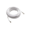  Cordon coaxial 95mm 20m femelle-mâle+adaptateur mâle-mâle LEXMAN - Sanifer Tamatave
