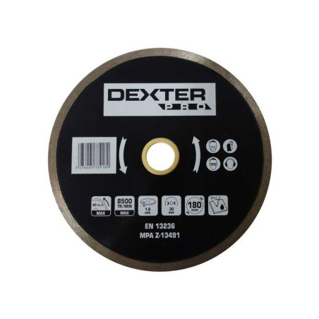  Disque diamant pour carrelage 180mm 30-25 4-22 2 DEXTER PRO - Sanifer Tamatave