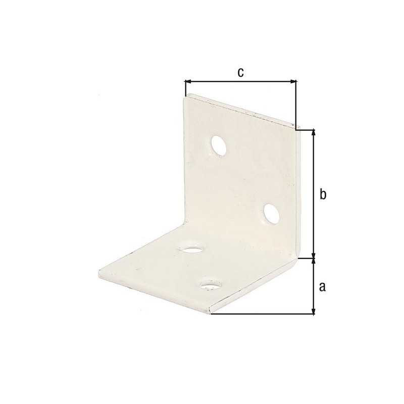 Equerre en acier plastifié l 3 x l 3 x h 3 cm  - Sanifer Tamatave