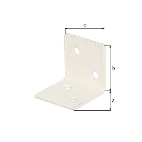 Equerre en acier plastifié l 3 x l 3 x h 3 cm  - Sanifer Tamatave