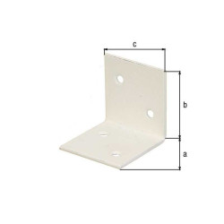 Equerre large 40 40-40 blc  - Sanifer Tamatave