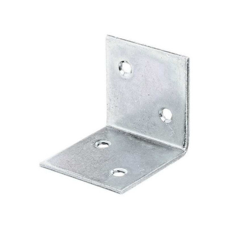 Equerre large acier galvanisé l 40 x h 40 x l 40 mm gah alberts  - Sanifer Tamatave