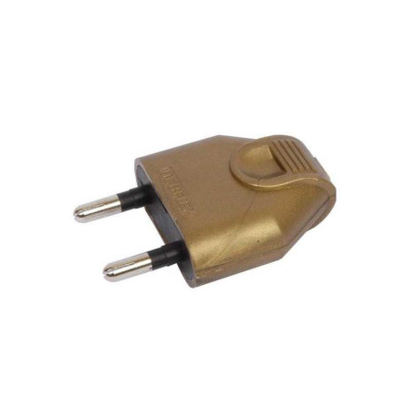 Fiche électrique mâle 2 pôles 6a debflex  - Sanifer Tamatave