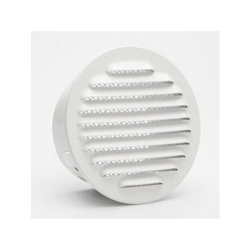  Grille d'aération en aluminium laqué diamètre 15 cm  - Sanifer Tamatave