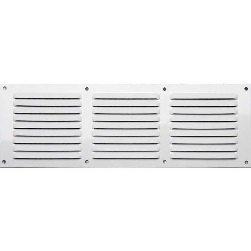  Grille d'aération en aluminium laqué l 10 x l 30 cm  - Sanifer Tamatave