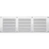  Grille d'aération en aluminium laqué l 10 x l 30 cm  - Sanifer Tamatave