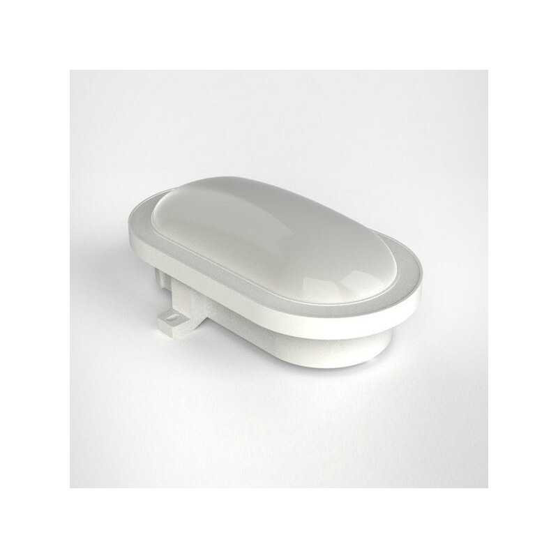  Hublot extérieur led intégré ovale 20cm 1300lm ip44 blanc premier prix  - Sanifer Tamatave