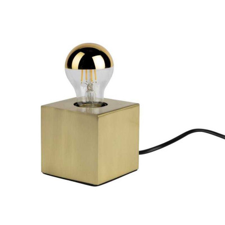  Lampe de table moderne tactile mathias ludvig E27 max 40w métal or mat  - Sanifer Tamatave