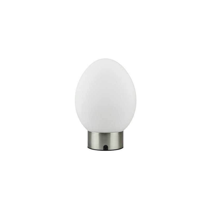  Lampe dove 230lm 3000k h24 métal nickel en verre gris INSPIRE - Sanifer Tamatave