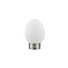  Lampe dove 230lm 3000k h24 métal nickel en verre gris INSPIRE - Sanifer Tamatave