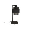  Lampe E27 en acier noir-naturel ottomane h 50cm h 45 cm INSPIRE - Sanifer Tamatave