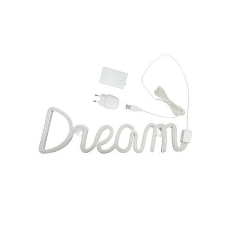  Lampe essentiel en plastique blanc néon dream usb + batterie INSPIRE - Sanifer Tamatave