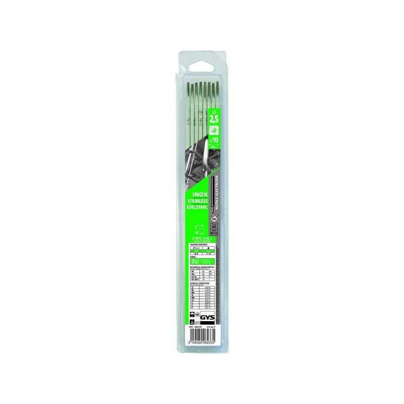  Lot de 10 électrodes inox diamètre 2 5mm gys 082335  - Sanifer Tamatave