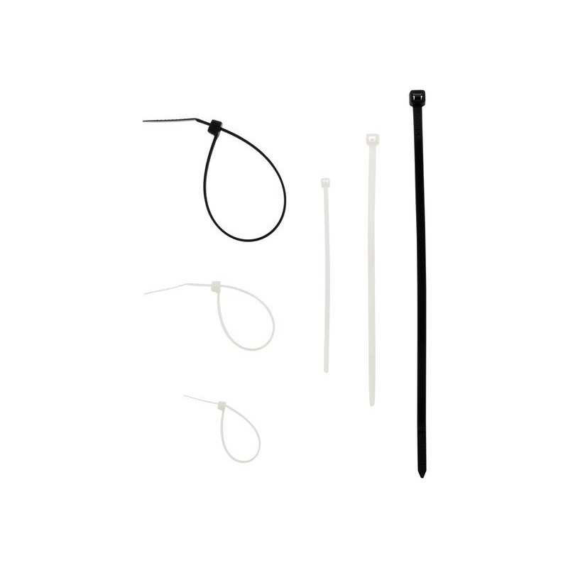  Lot de 250 colliers diamètre 25 à  50 x l 100 140 ou 180 mm ZENITECH - Sanifer Tamatave