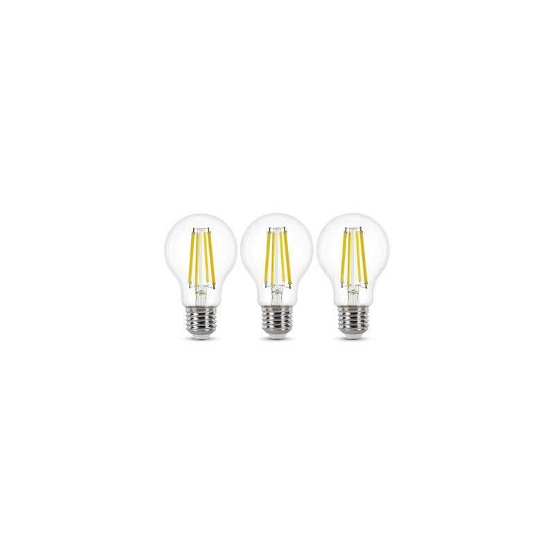  Lot de 3 ampoules led à  filament E27 806lm 3 8w LEXMAN - Sanifer Tamatave
