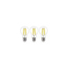  Lot de 3 ampoules led à  filament E27 806lm 3 8w LEXMAN - Sanifer Tamatave