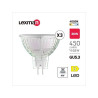  Lot de 3 ampoules led réflecteur gu5 3 100° 450lm 36w blanc neutre LEXMAN - Sanifer Tamatave