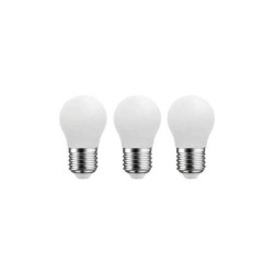  Lot de 3 ampoules led sphérique E27 470lm 40w blanc chaud LEXMAN - Sanifer Tamatave