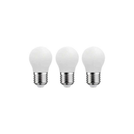  Lot de 3 ampoules led sphérique E27 470lm 40w blanc chaud LEXMAN - Sanifer Tamatave