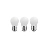  Lot de 3 ampoules led sphérique E27 470lm 40w blanc chaud LEXMAN - Sanifer Tamatave