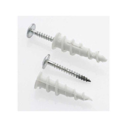 Lot de 30 chevilles multimateriau avec vis minivix red head 3 x 25 mm  - Sanifer Tamatave