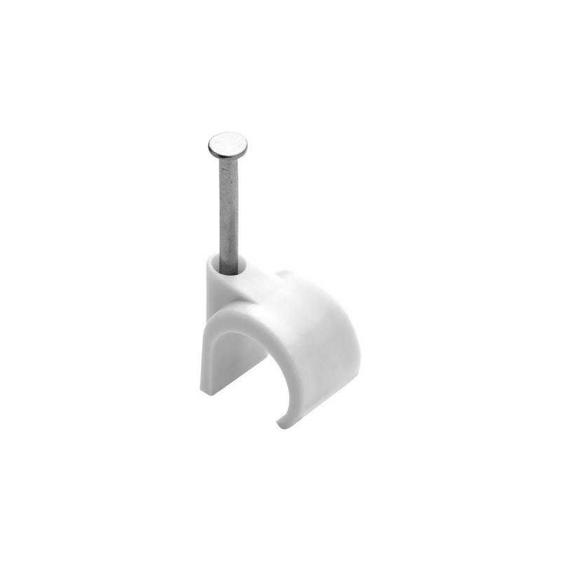  Lot de 50 attaches fils diamètre de 16 à  19 mm blanc  - Sanifer Tamatave
