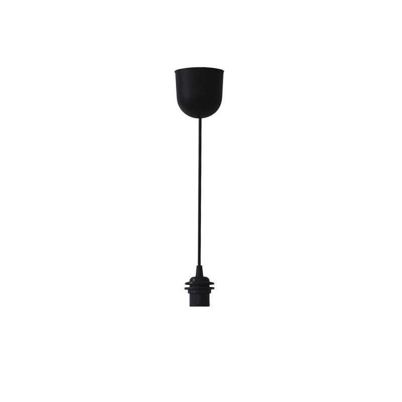 Monture pour suspension july E27 plastique noir  - Sanifer Tamatave