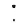  Monture pour suspension july E27 plastique noir  - Sanifer Tamatave