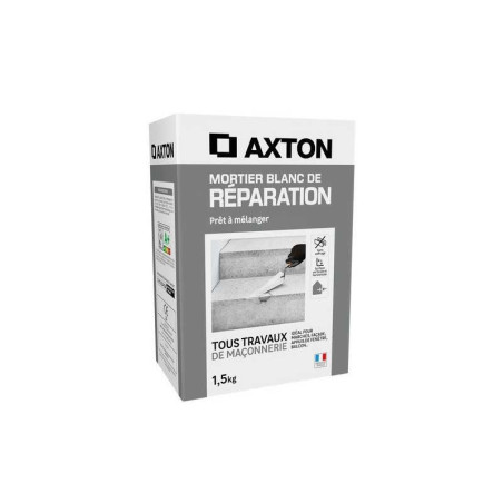 Mortier de réparation blanc 15 kg AXTON - Sanifer Tamatave