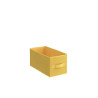 Panier de rangement s en polyester jaune h 15 x l 15 x p 31 cm SPACEO - Sanifer Tamatave