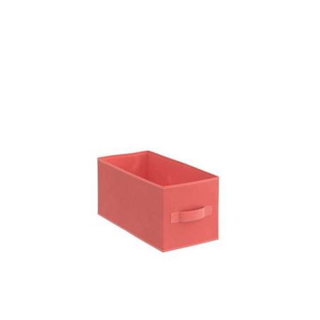 Panier de rangement s en polyester orange h 15 x l 15 x p 31 cm SPACEO - Sanifer Tamatave