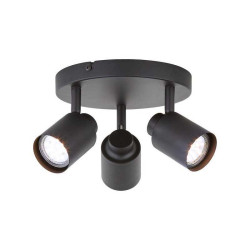  Plafonnier 3 spots metal gu10 INSPIRE - Sanifer Tamatave