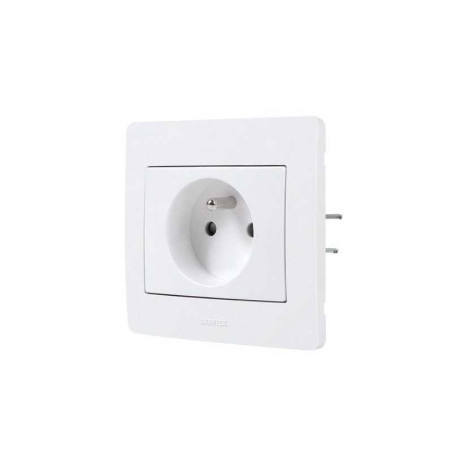  Prise de terre diam2 blanc DEBFLEX - Sanifer Tamatave
