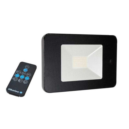  Projecteur à fixer à tétection extérieur led intégrée 2600 lm noir tibelec TIBELEC - Sanifer Tamatave