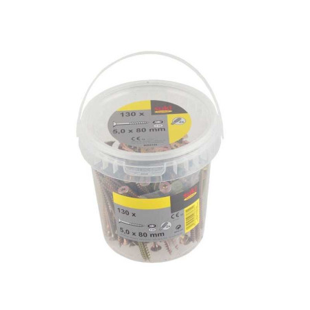  Seau 130 vis tf tx 5x80 mm + embout t25 SUKI - Sanifer Tamatave