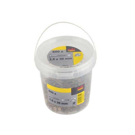  Seau 600 vis tf tx 3 5x30 mm + embout t10 SUKI - Sanifer Tamatave