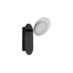  Spot patère led intégrée métal noir loob INSPIRE - Sanifer Tamatave