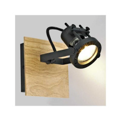  Spot technic gu10 metal noir-bois INSPIRE - Sanifer Tamatave