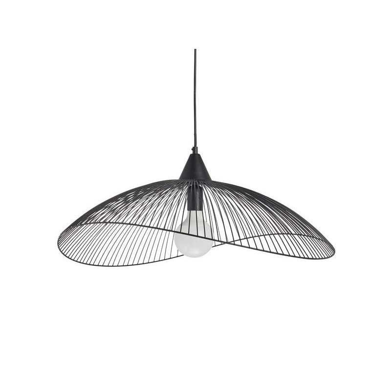  Suspension 1xE27 max 40w métal noir seynave kasteli diamètre  65 cm  - Sanifer Tamatave