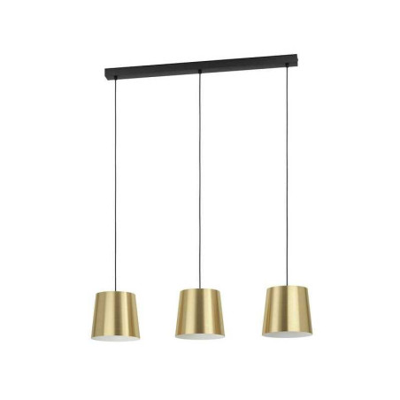  Suspension krela 3xE27 l  85 cm métal noir-laiton INSPIRE - Sanifer Tamatave
