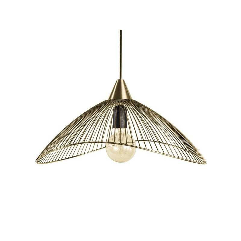  Suspension design metal laiton mat seynave kasteli E27 1 lumière (s) d 46 cm  - Sanifer Tamatave