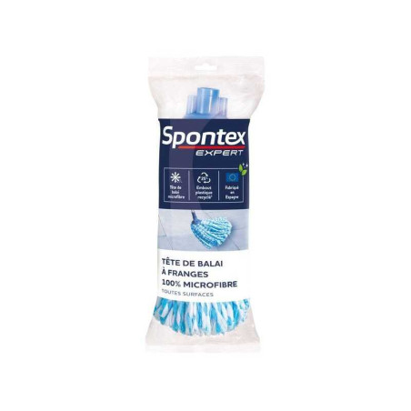  Tête de balai à  franges microfibre pour sols spontex expert SPONTEX EXPERT - Sanifer Tamatave