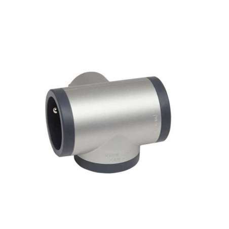  Fiche triplite avec 3 prises 2 pôles + terre latérales 16a 3680w - aluminium et gris foncé Legrand LEGRAND - Sanifer Tamatave