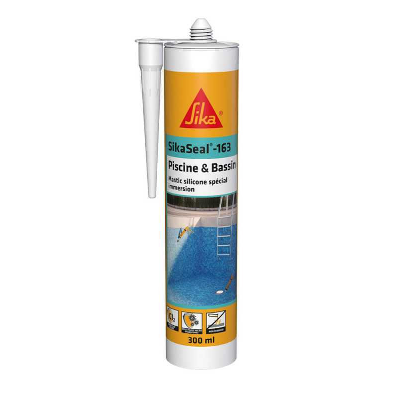  Sikaseal-163 piscine et bassin blanc c 300 ml Sika france SIKA - Sanifer Tamatave
