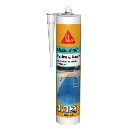  Sikaseal-163 piscine et bassin blanc c 300 ml Sika france SIKA - Sanifer Tamatave