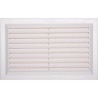 Grille d'aération abs naturel, L.16.5 x l.26 cm  - Sanifer Tamatave