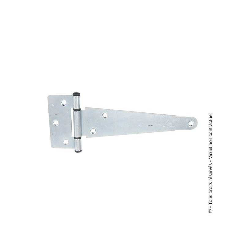 Penture Anglais L400 Axecomposit Zingblc Acier Zingué, H.7 X L.44 X P.9.5 Mm AFBAT - Sanifer Tamatave